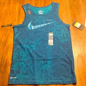 Men’s small blue Nike Dri-Fit tank top with tags